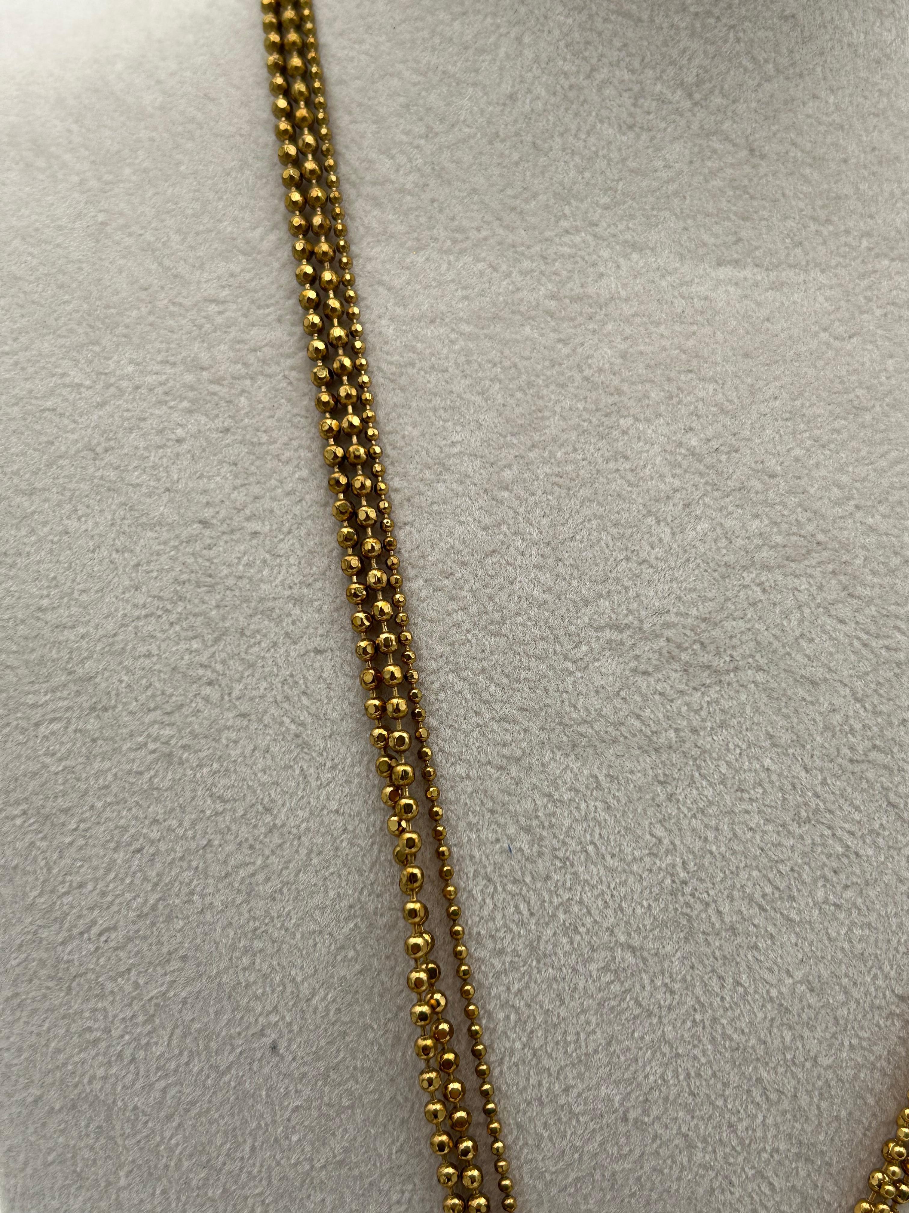 Christian Lacroix Gold Toned Brooch / Necklace im Angebot 6