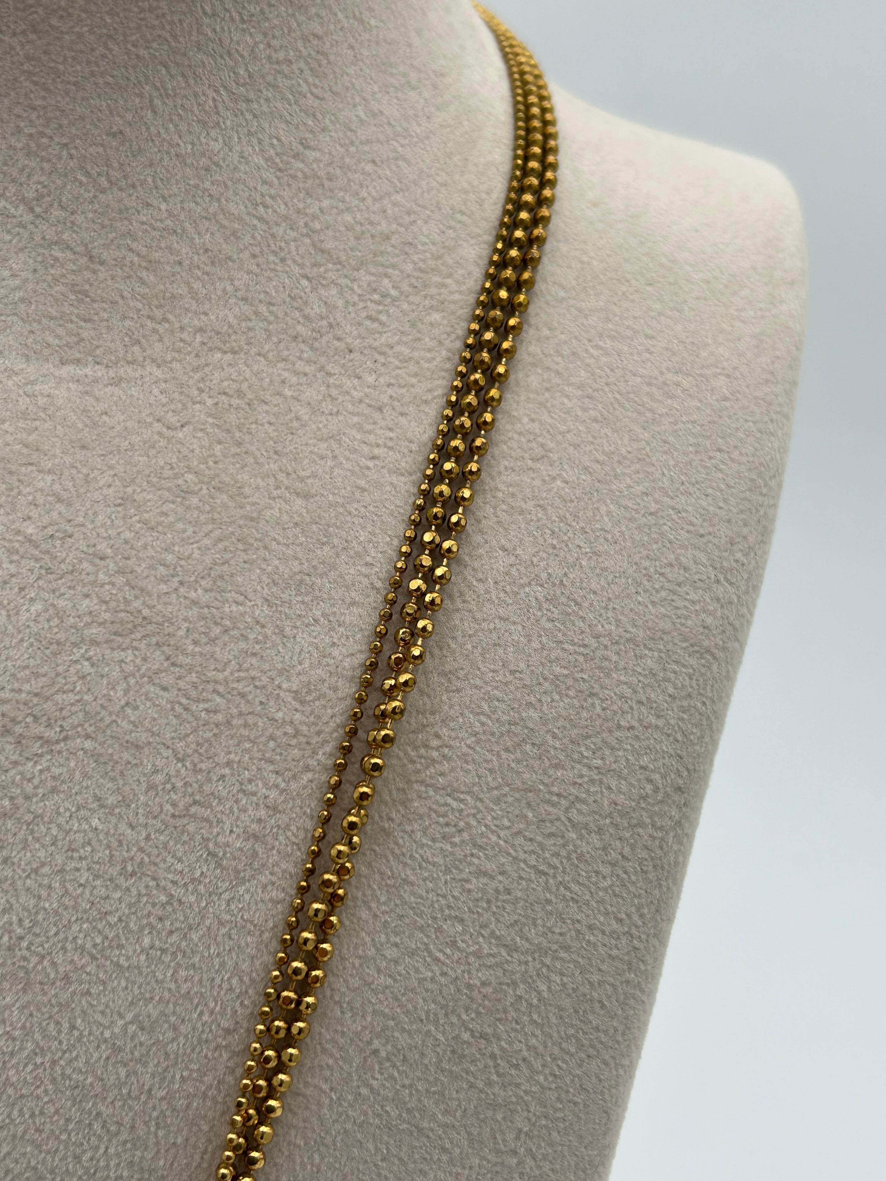 Christian Lacroix Gold Toned Brooch / Necklace im Angebot 7