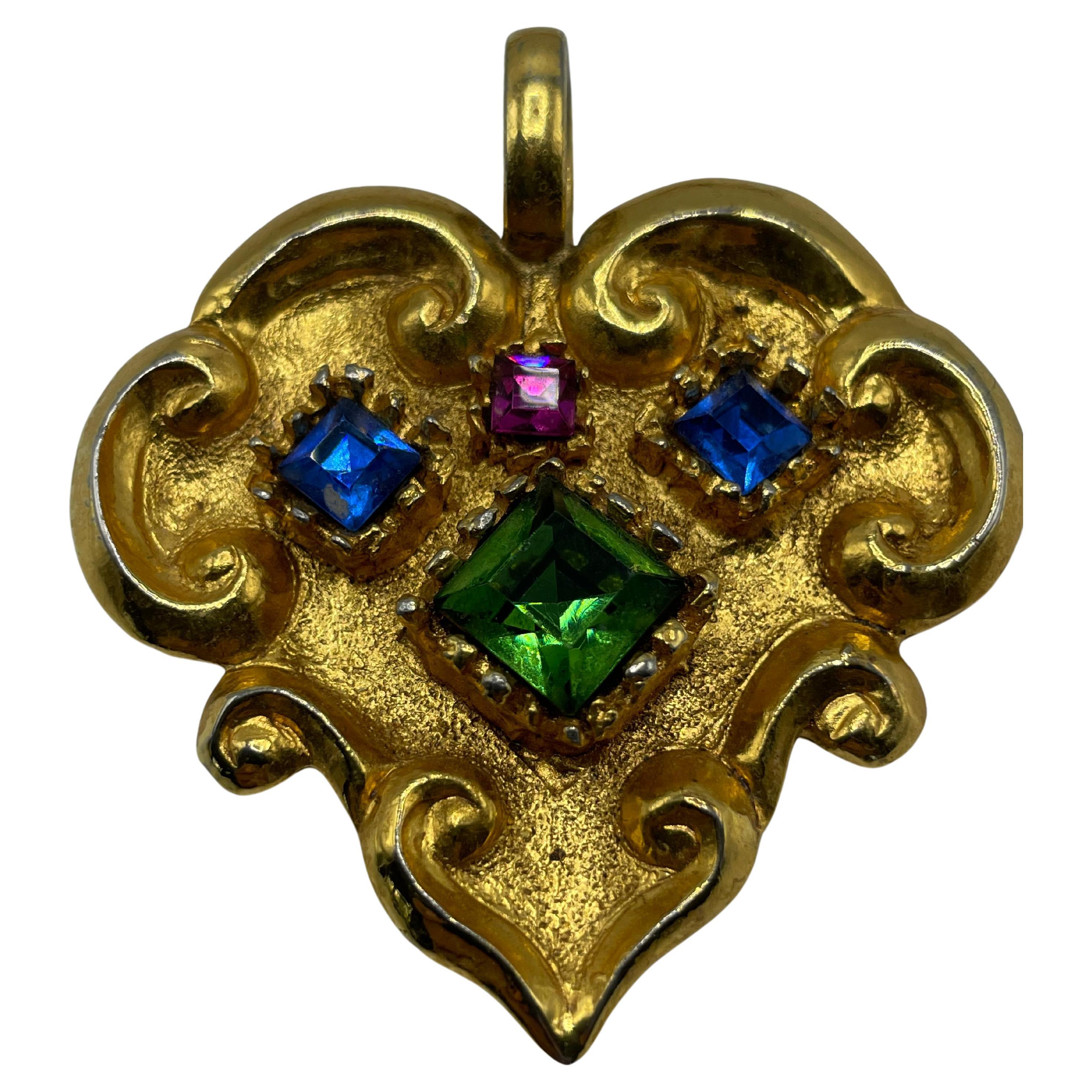 Christian Lacroix Gold Toned Pendant 