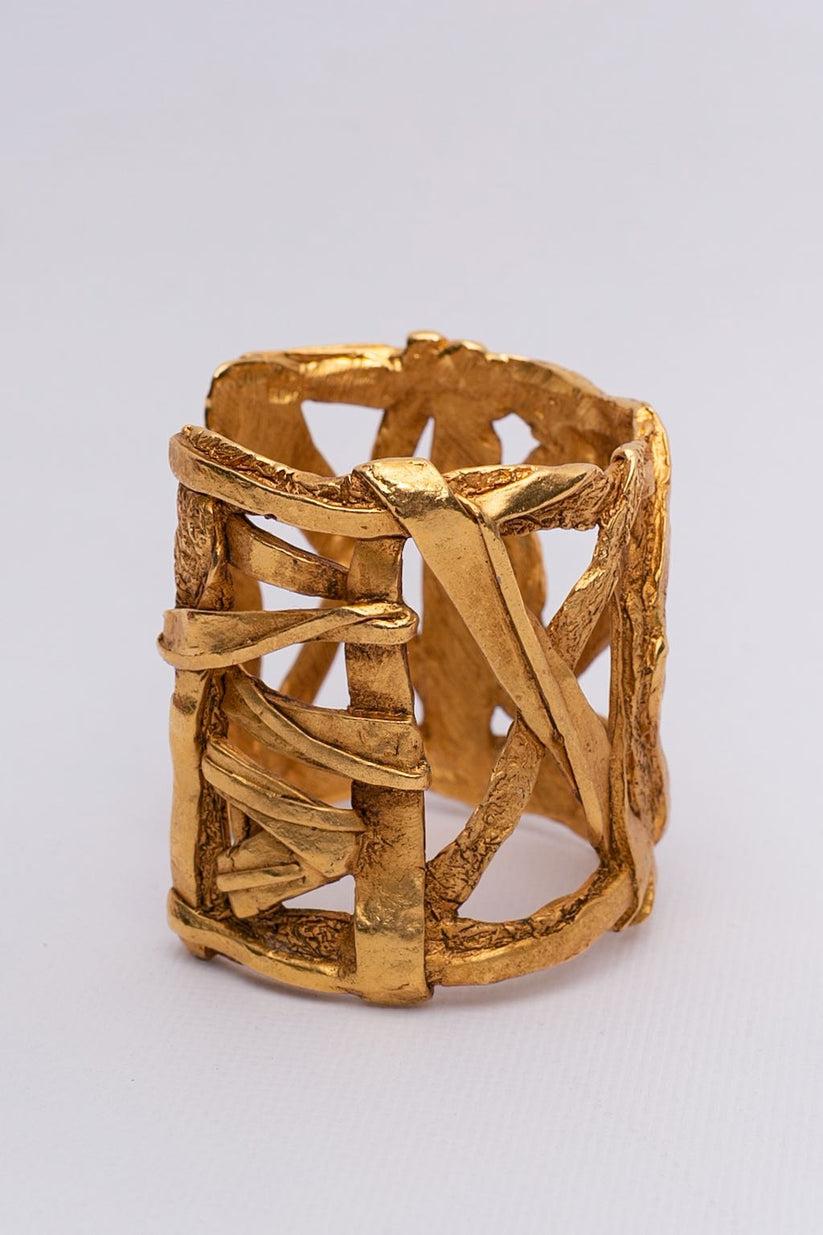 Women's Christian Lacroix Golden Cuff Bracelet