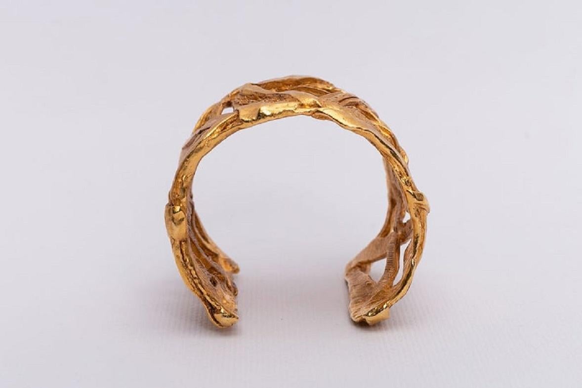 Christian Lacroix Golden Cuff Bracelet 1
