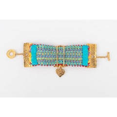 Christian Lacroix Golden Metal Bracelet