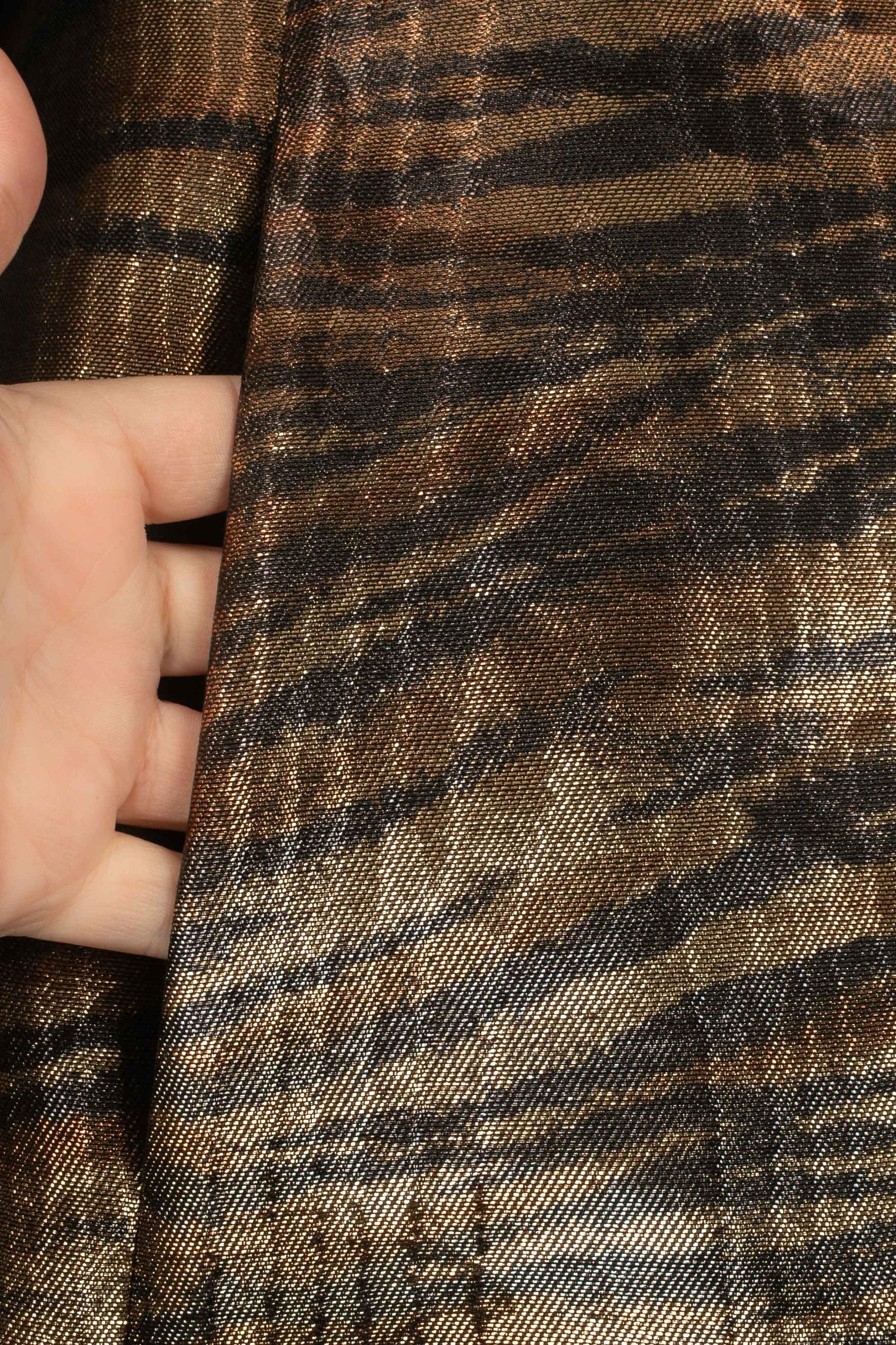 Christian Lacroix Golden-tone Lamé Coat For Sale 3