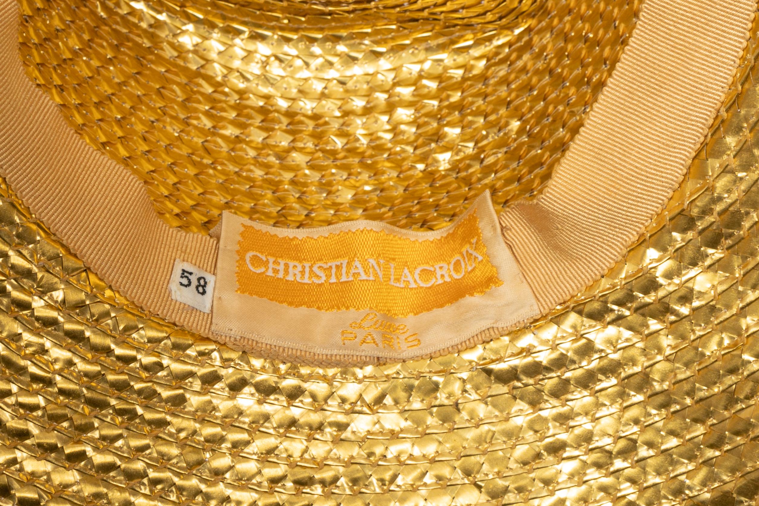 Cappello Christian Lacroix Haute Couture primavera 1992 in vendita 1