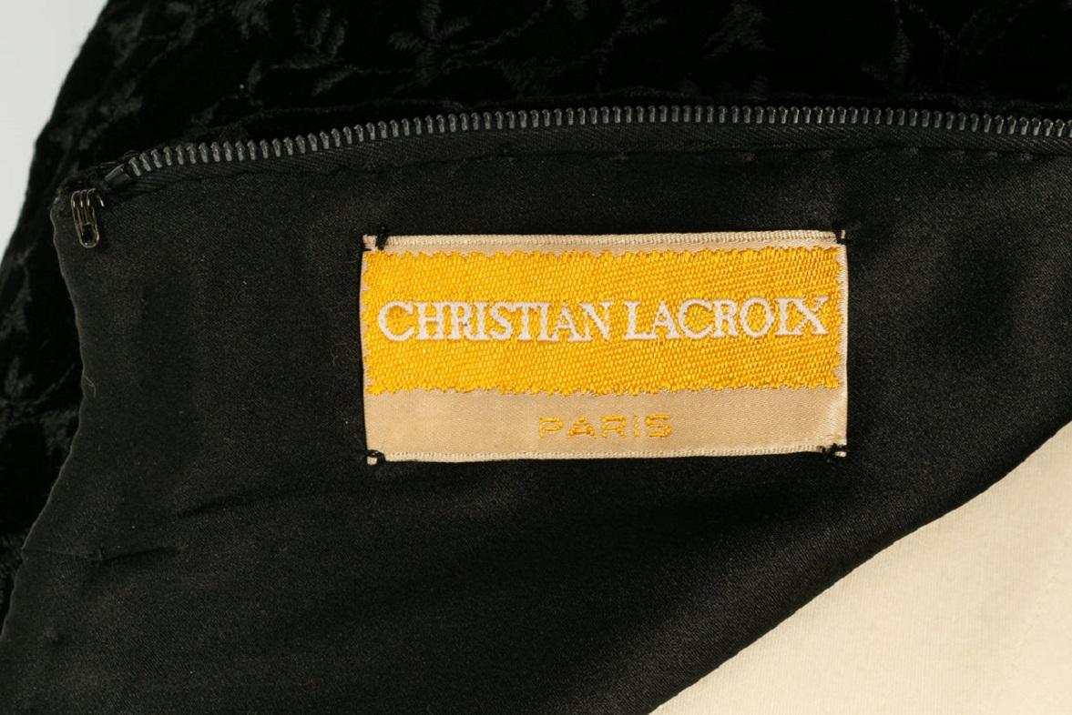 Christian Lacroix Haute Couture ensemble veste et jupe noire en vente 10