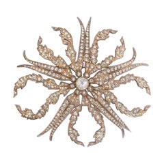 Christian Lacroix Haute Couture Gilded Metal Brooch