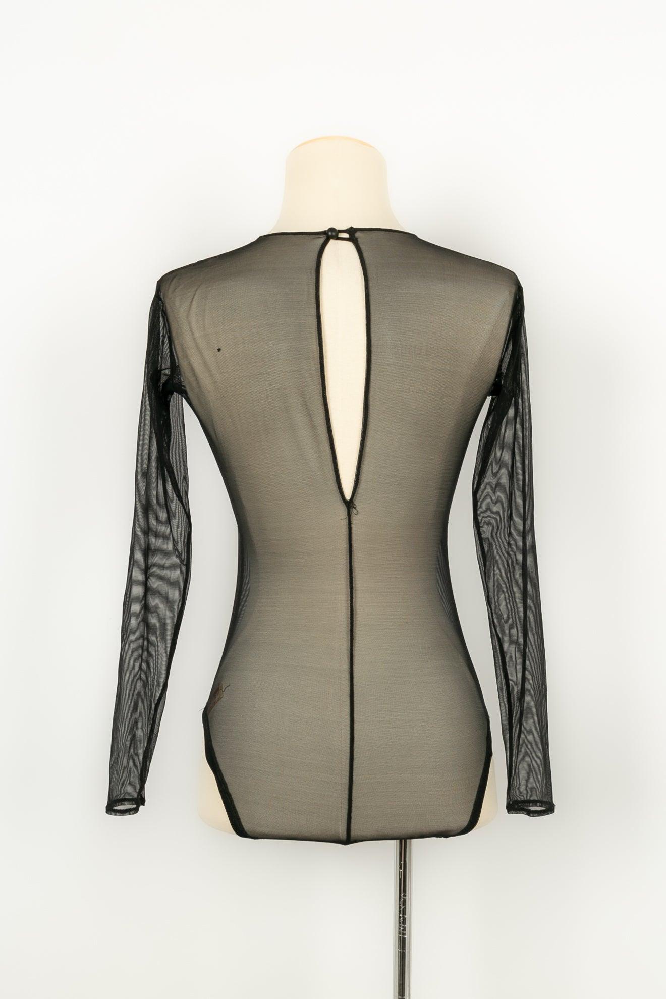 Christian Lacroix Haute Couture Set Composed of Black Velvet Jacket For Sale 8