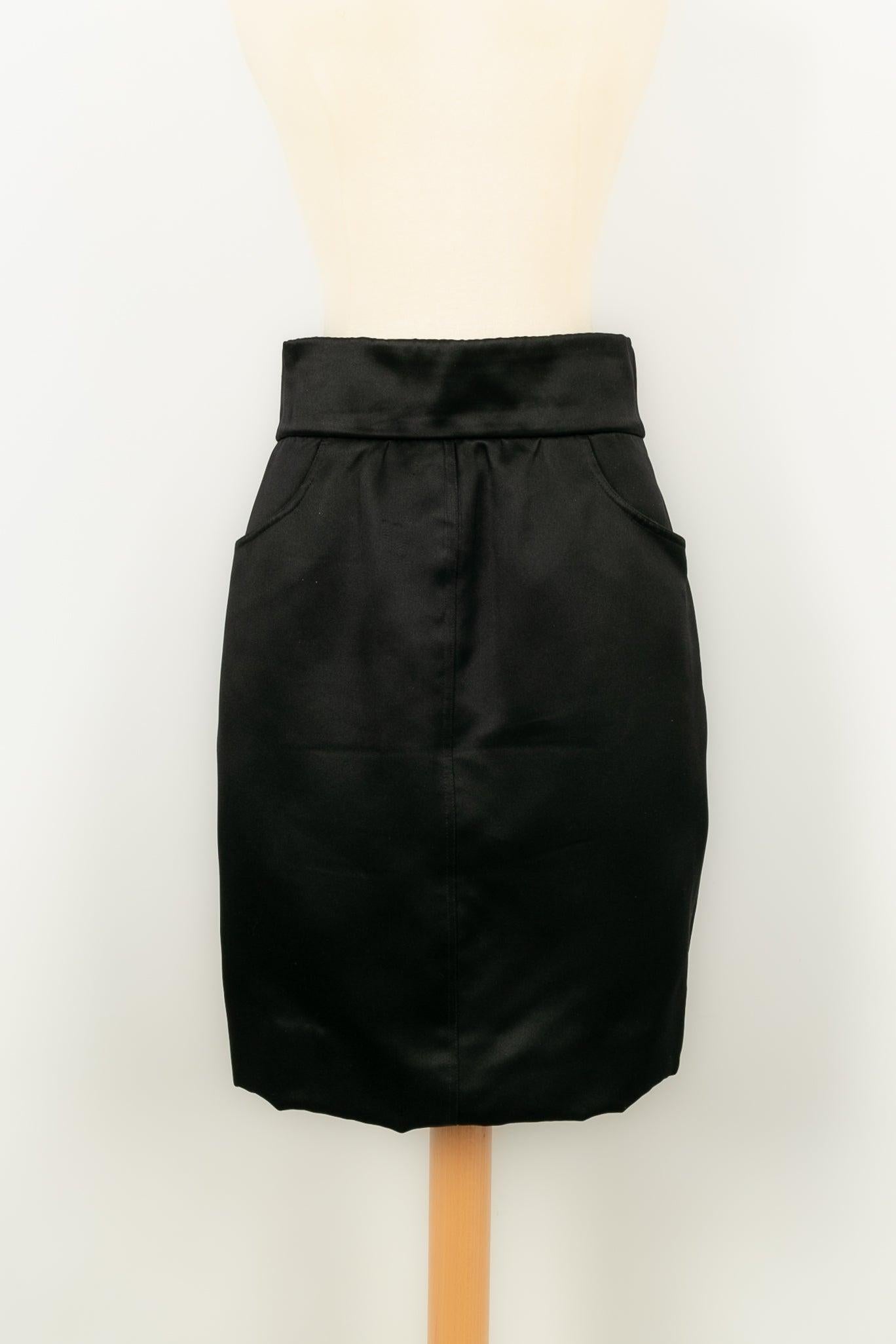 Christian Lacroix Haute Couture Set Composed of Black Velvet Jacket For Sale 4