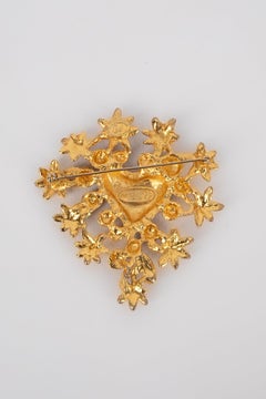 Christian Lacroix Heart Brooch, 1993