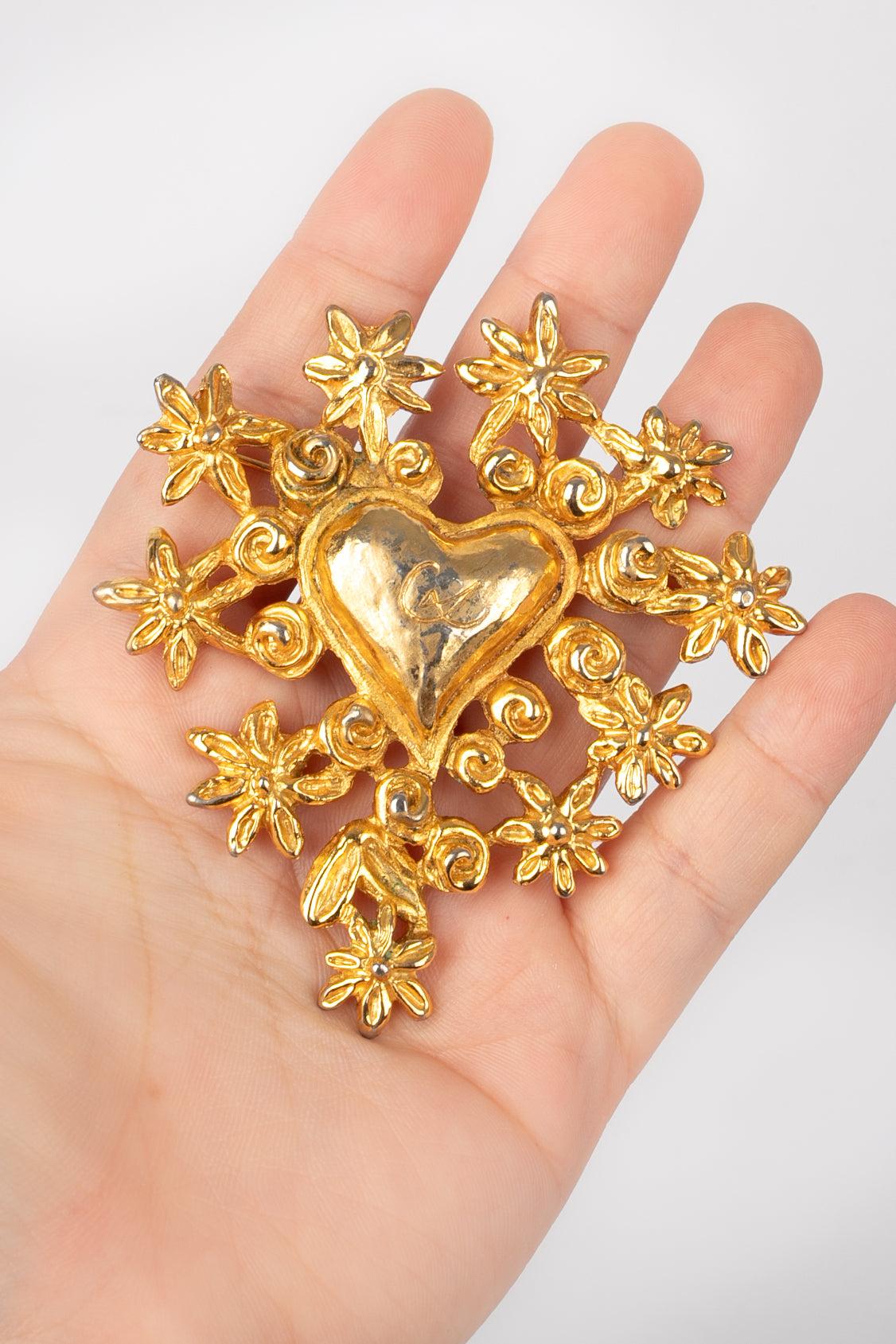Christian Lacroix Heart Brooch, 1993 For Sale 1
