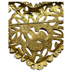 Christian Lacroix heart brooch