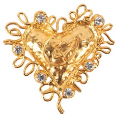 Christian Lacroix heart brooch Christian Lacroix heart brooch