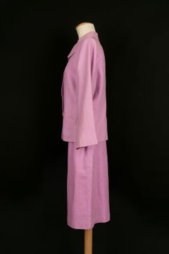 Christian Lacroix Jacket and Skirt in Mauve Suit