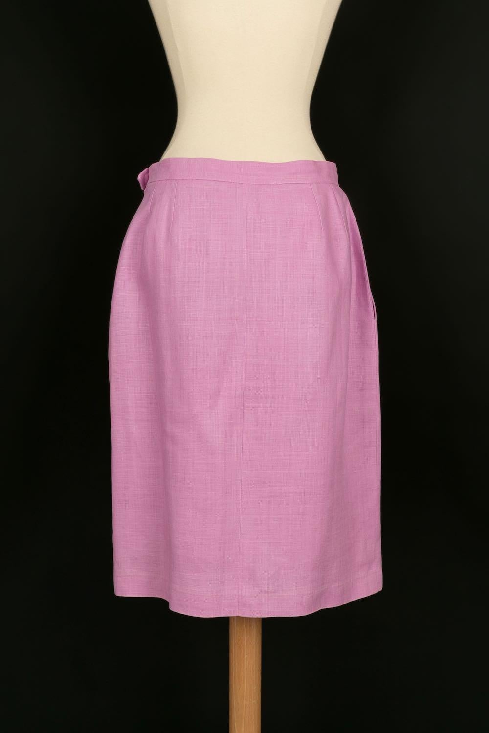 Giacca e gonna in abito color malva di Christian Lacroix in vendita 1