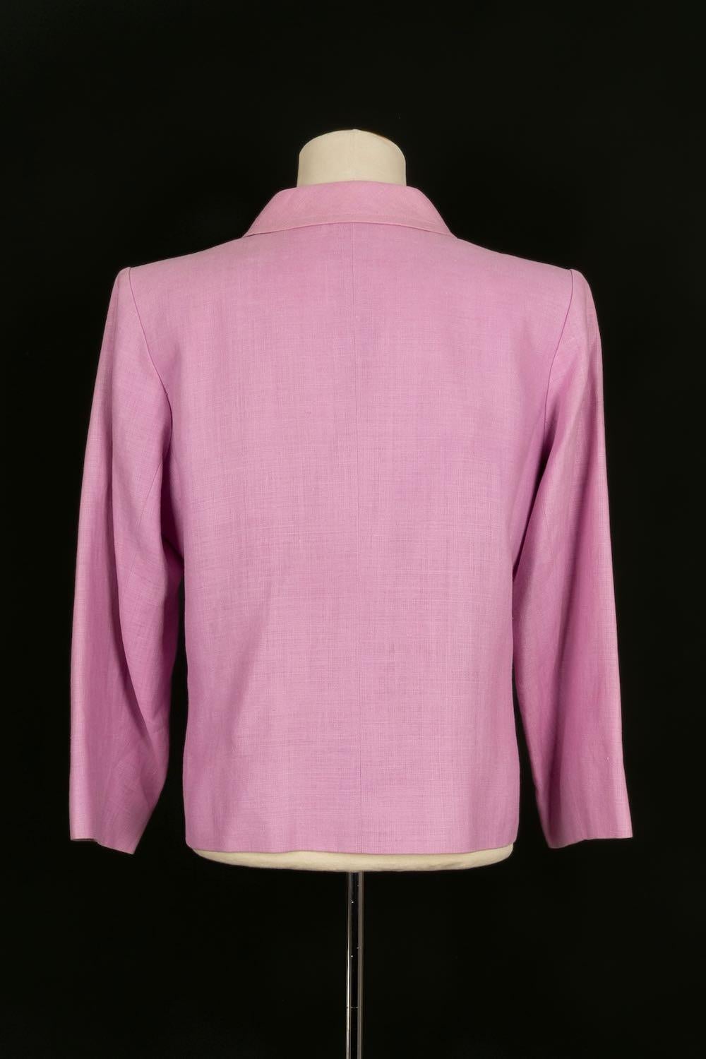 Christian Lacroix Jacket and Skirt in Mauve Suit For Sale 5