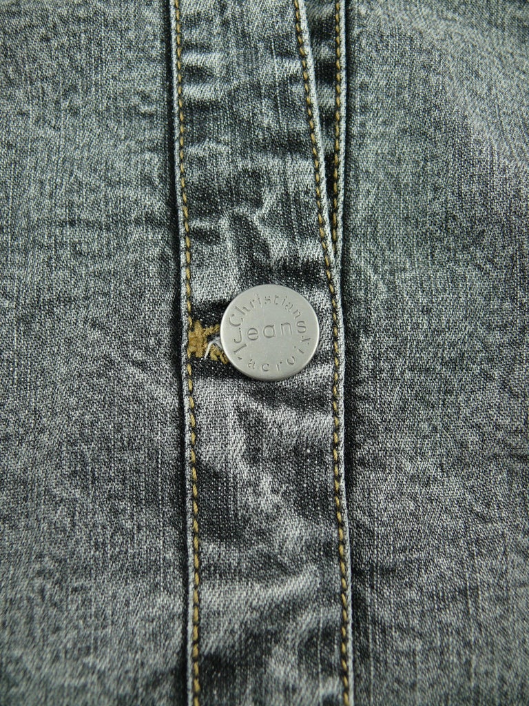 Christian Lacroix Jeans Vintage Embroidered Heart Denim