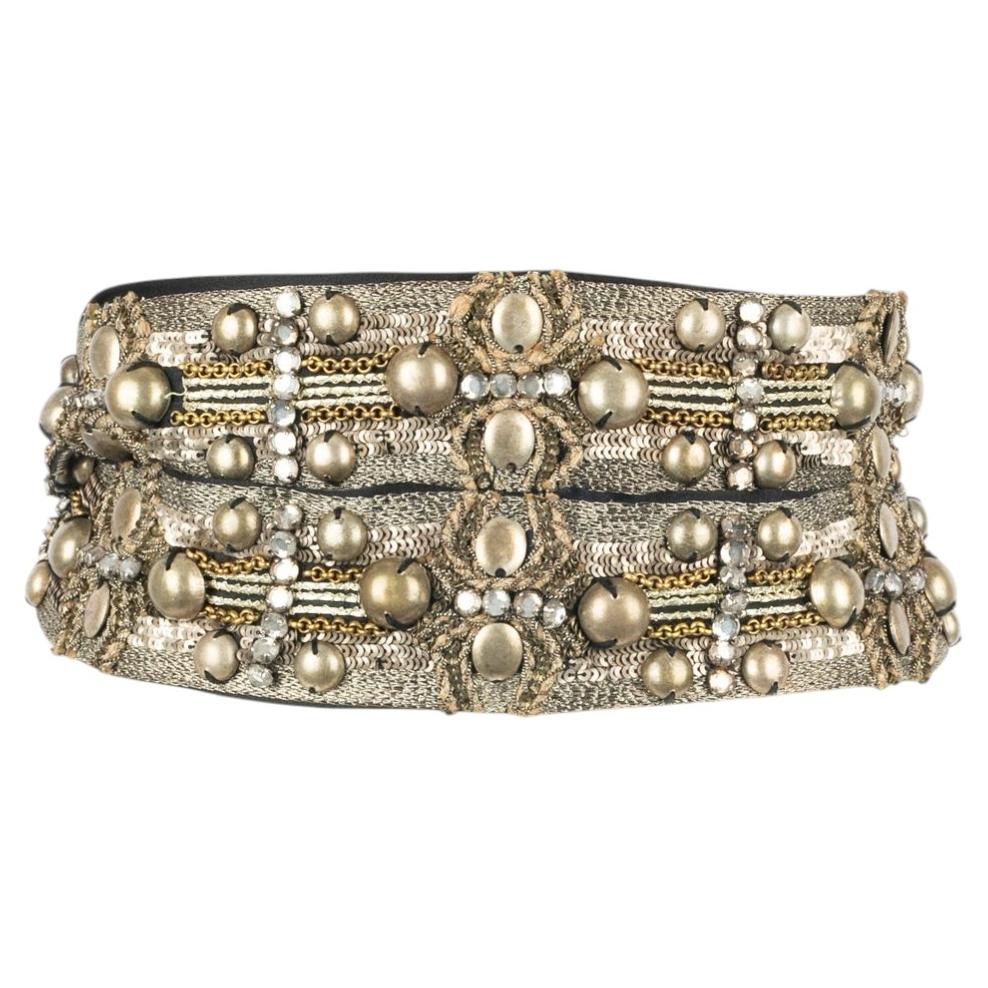 Christian Lacroix jewelry belt by Christian Lacroix circa 2000