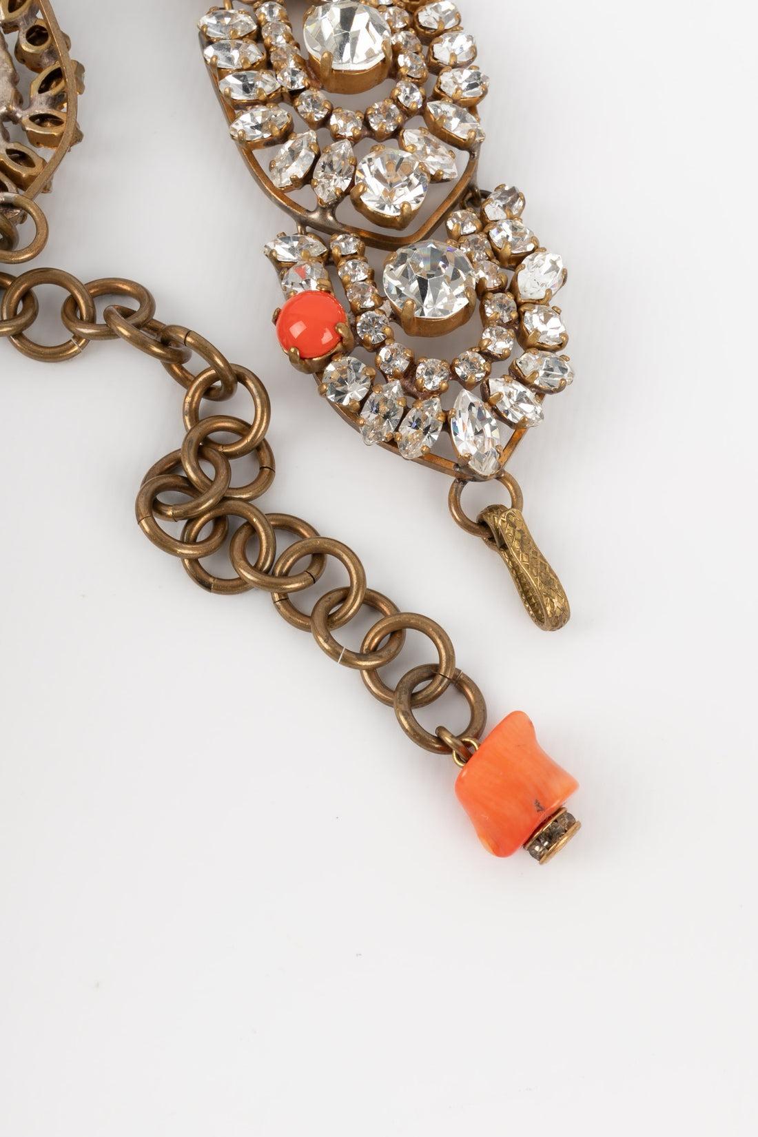 Christian Lacroix, ceinture de bijoux en métal doré, années 1990 en vente 3