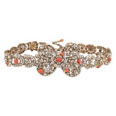 Christian Lacroix Jewelry Belt in Golden Metal, 1990s
