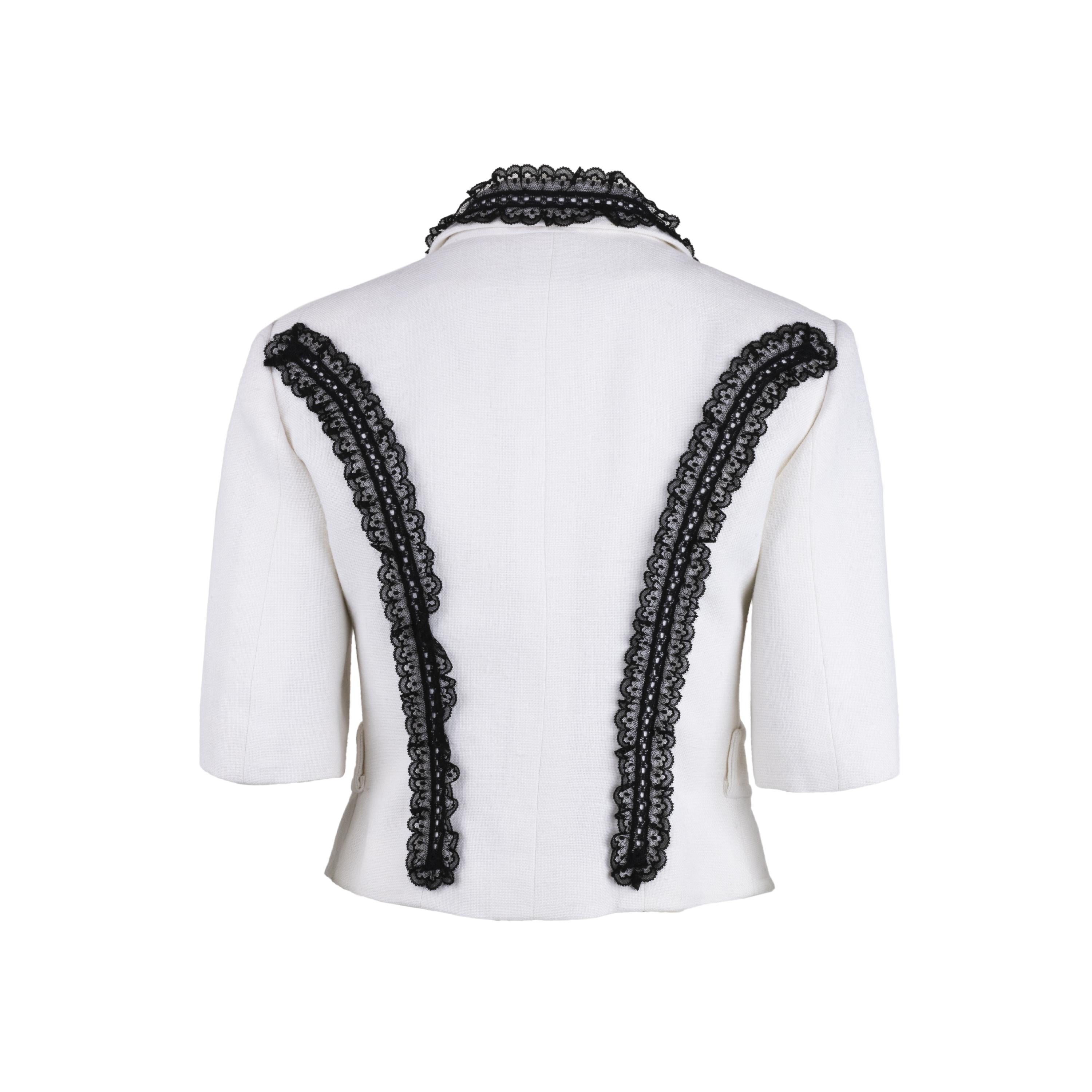 Women's Christian Lacroix Lace Jacket For Sale