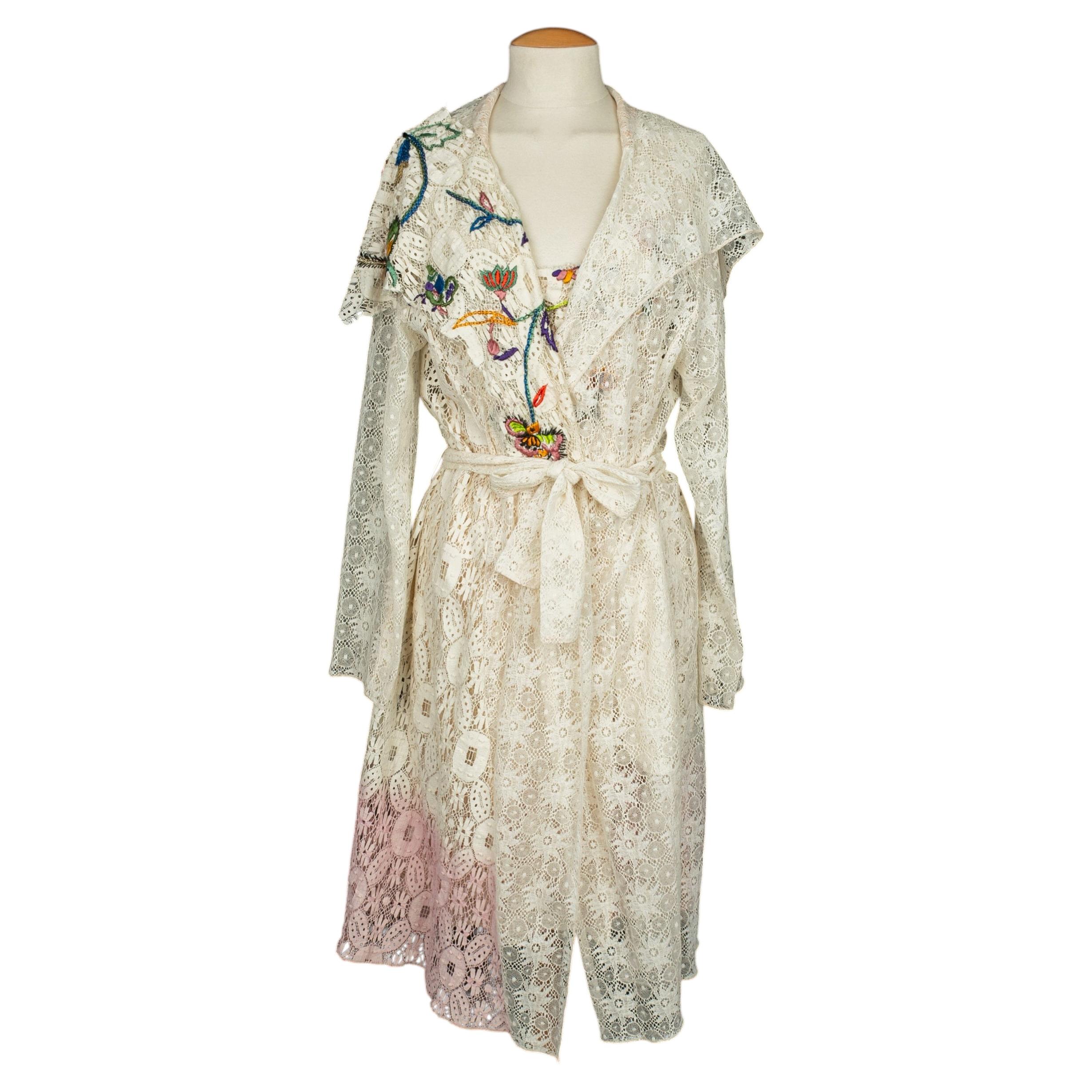 Christian Lacroix lace set by Christian Lacroix 2000s