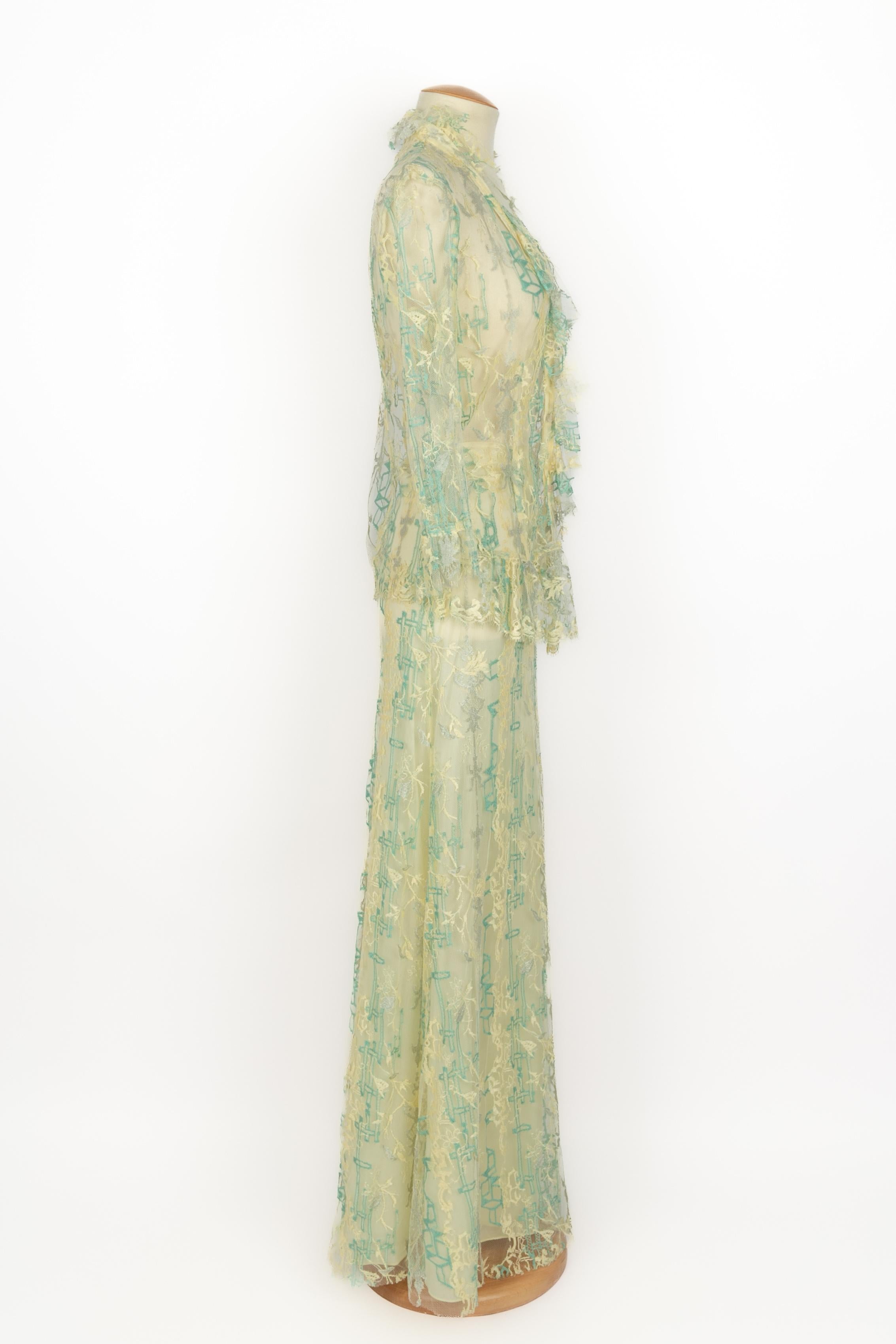 Christian Lacroix lace set en venta 7