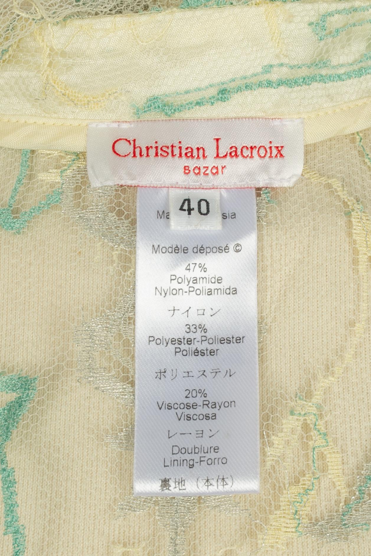 Christian Lacroix lace set en venta 11