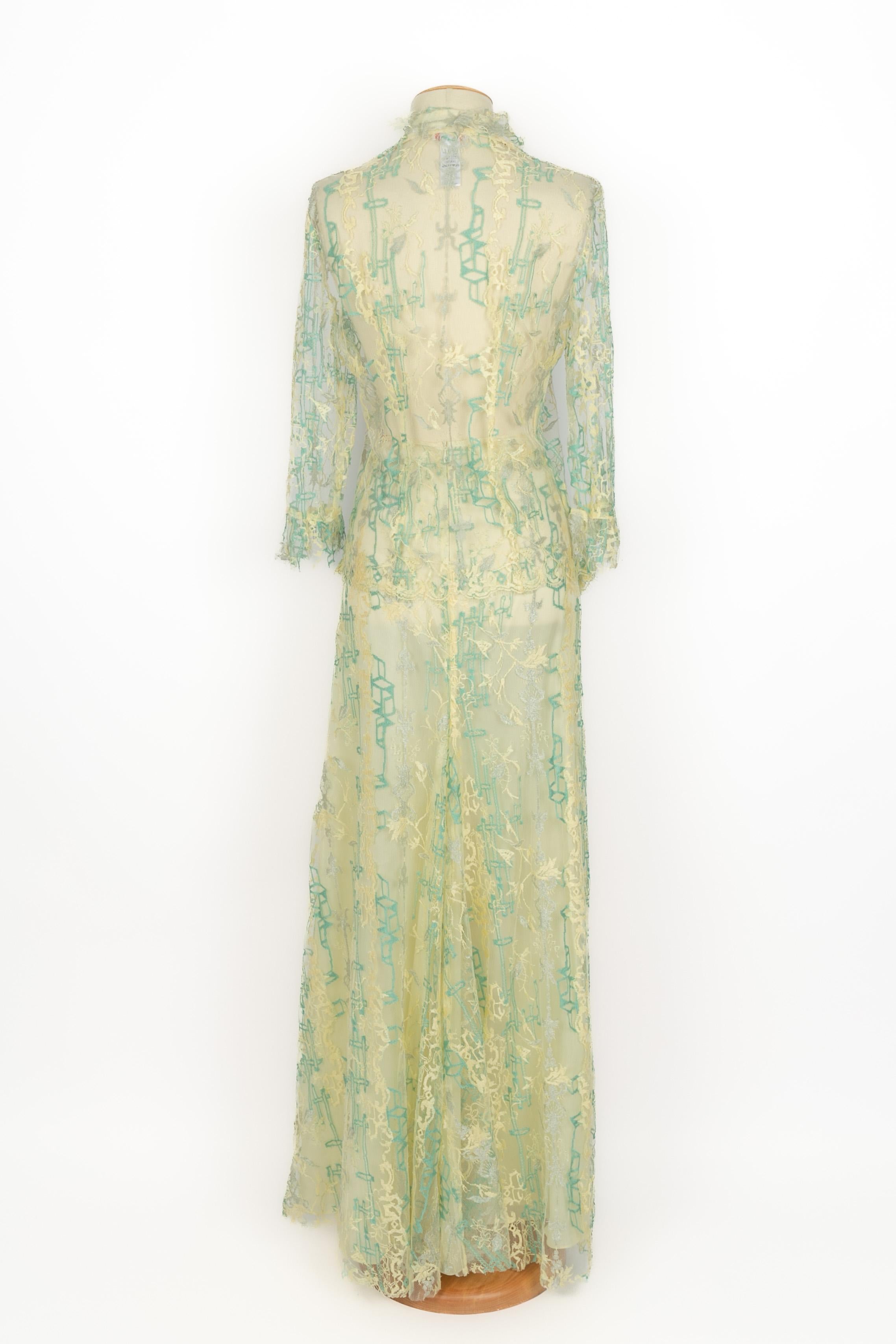 Christian Lacroix lace set en Excelente estado para la venta en SAINT-OUEN-SUR-SEINE, FR