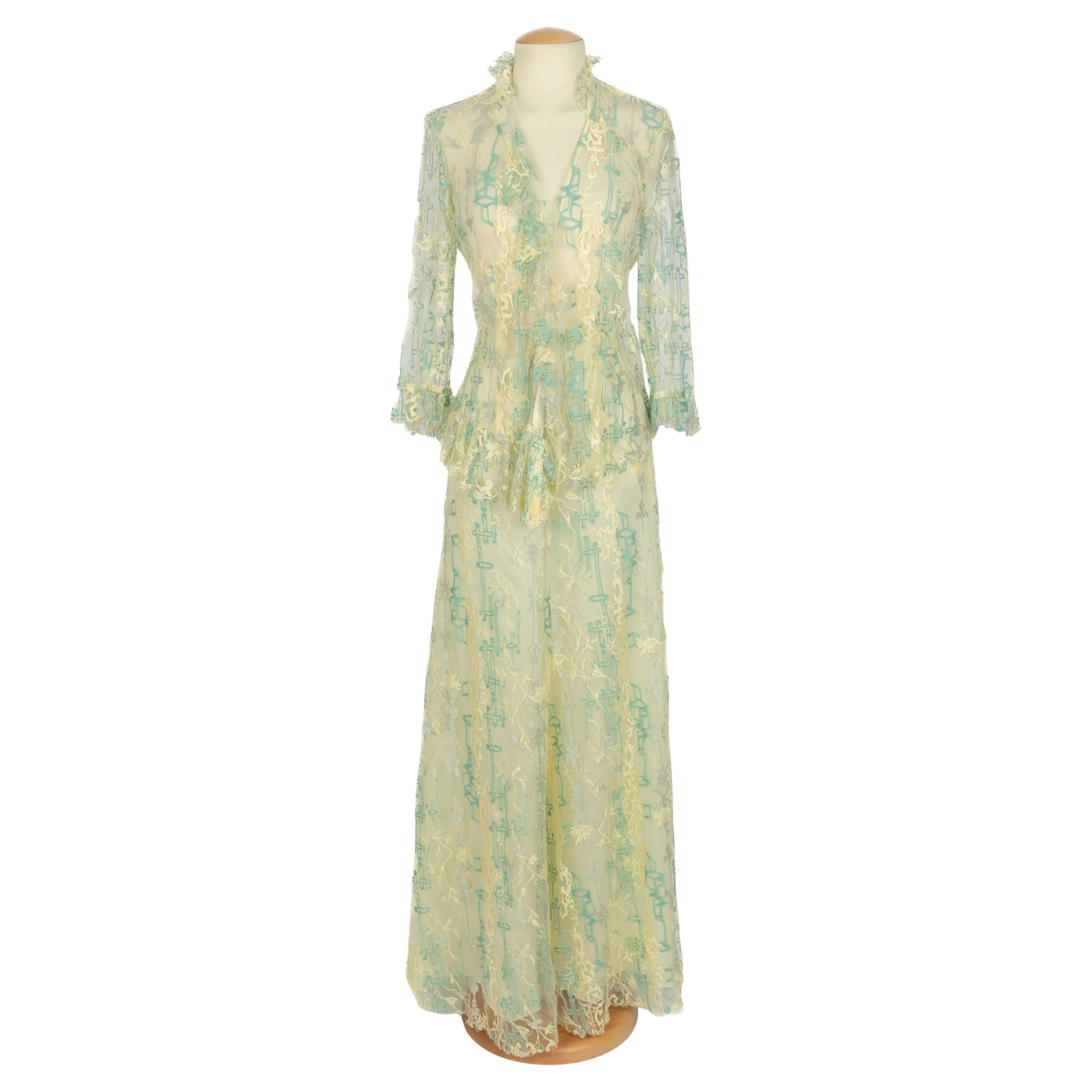 Christian Lacroix lace set en venta