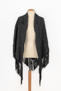 Christian Lacroix leather cape