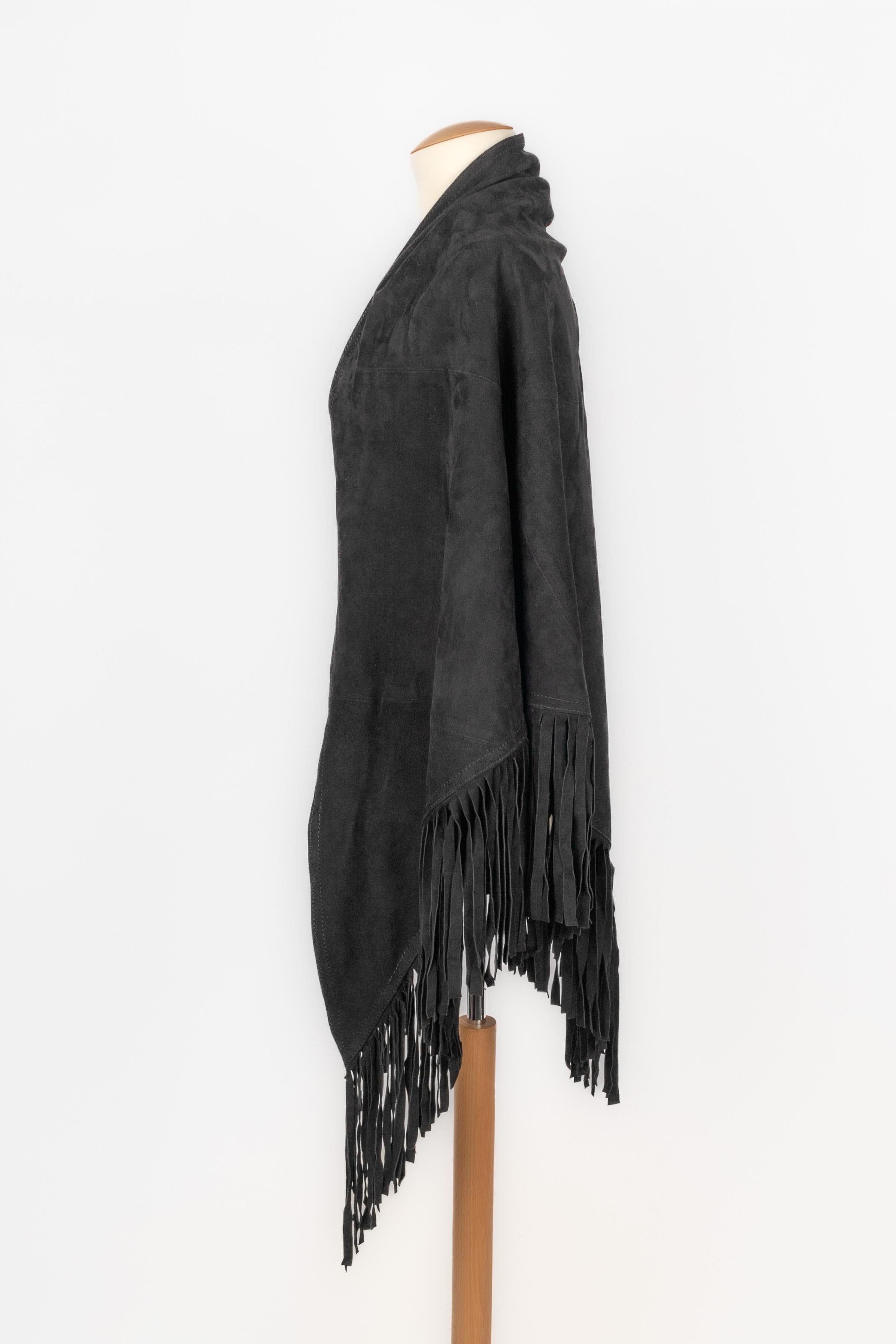 Women's Christian Lacroix leather cape For Sale