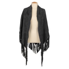 Christian Lacroix leather cape