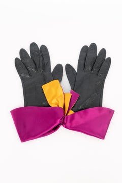 Christian Lacroix leather gloves