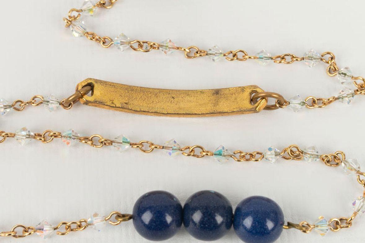 Christian Lacroix Lange Halskette mit mehrfarbigen Perlen im Angebot 4