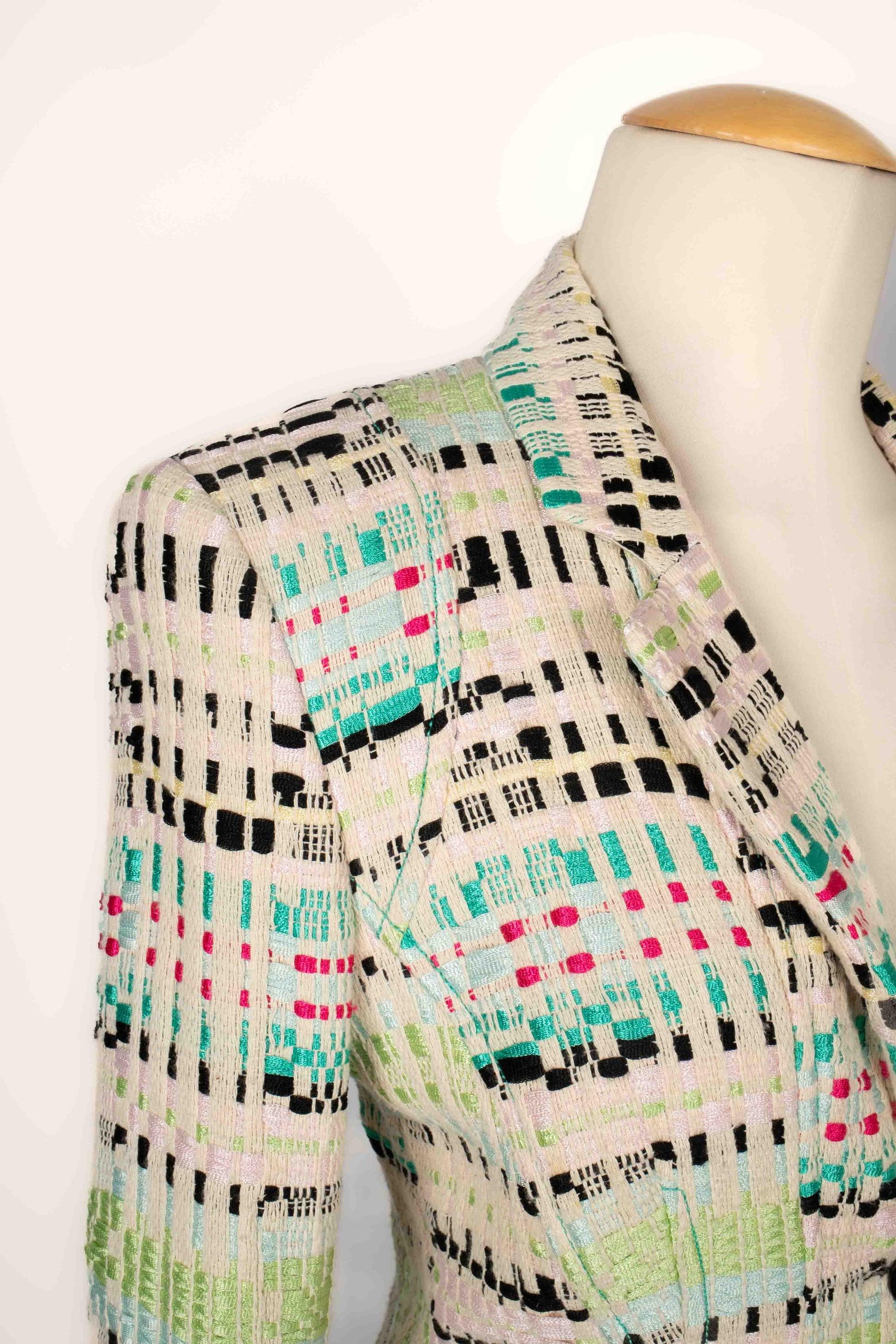 Christian Lacroix Cappotto multicolore di media lunghezza in vendita 2