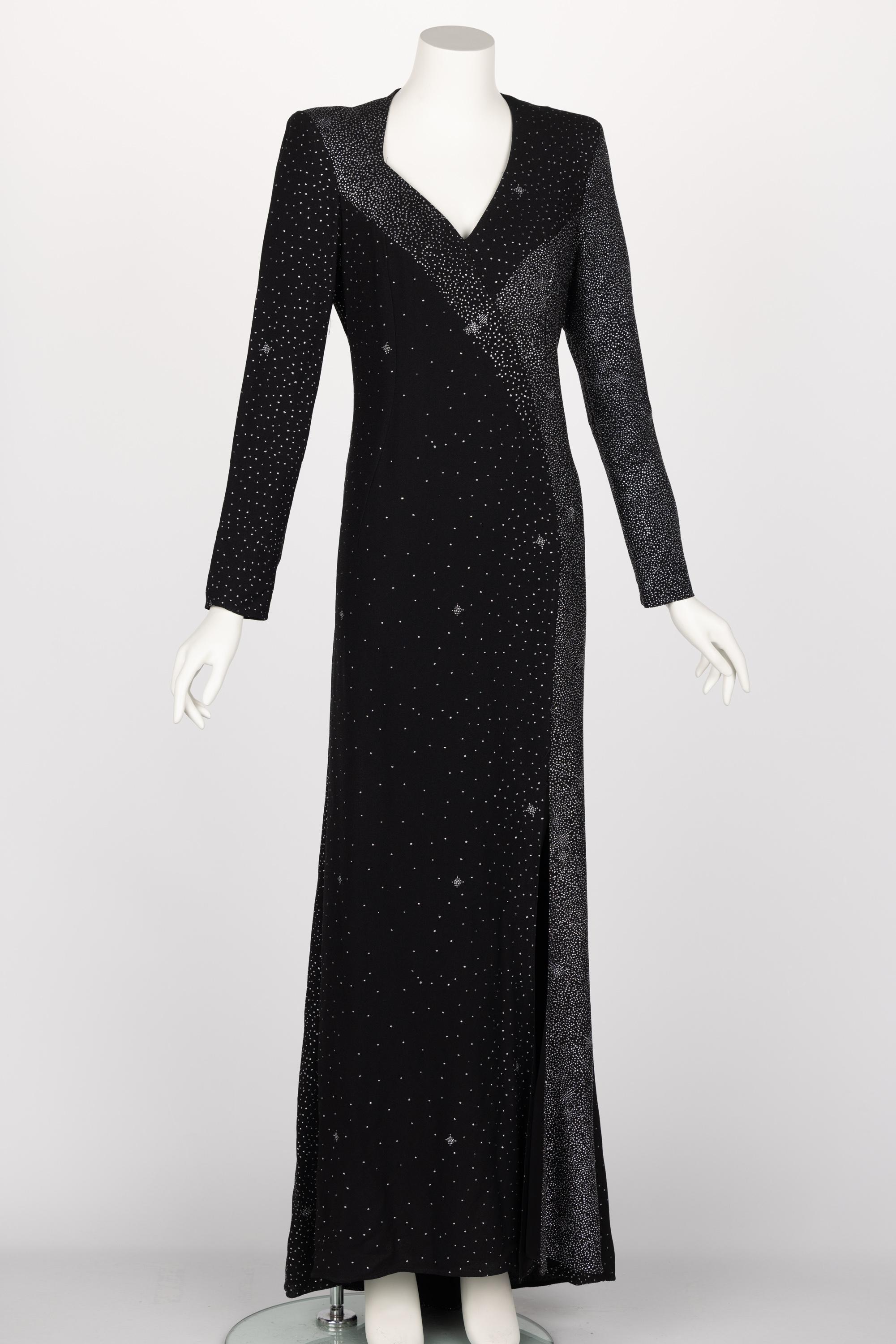 Christian Lacroix Midnight Sparkle Runway Gown FW 98/99 For Sale 2