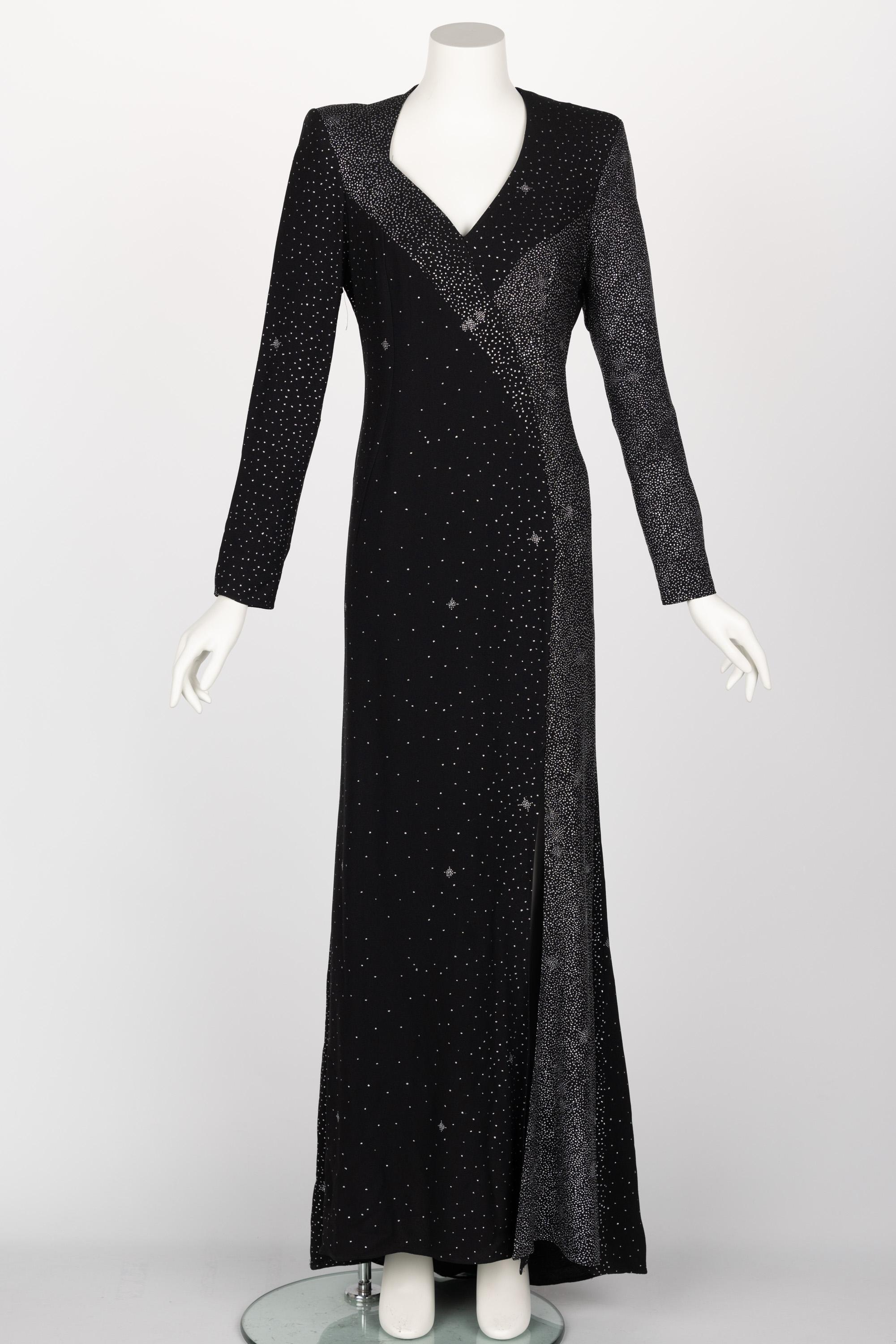 Christian Lacroix Midnight Sparkle Runway Gown FW 98/99 For Sale 4