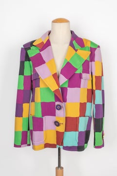 Christian Lacroix Mehrfarbige Jacke aus Wollmischung