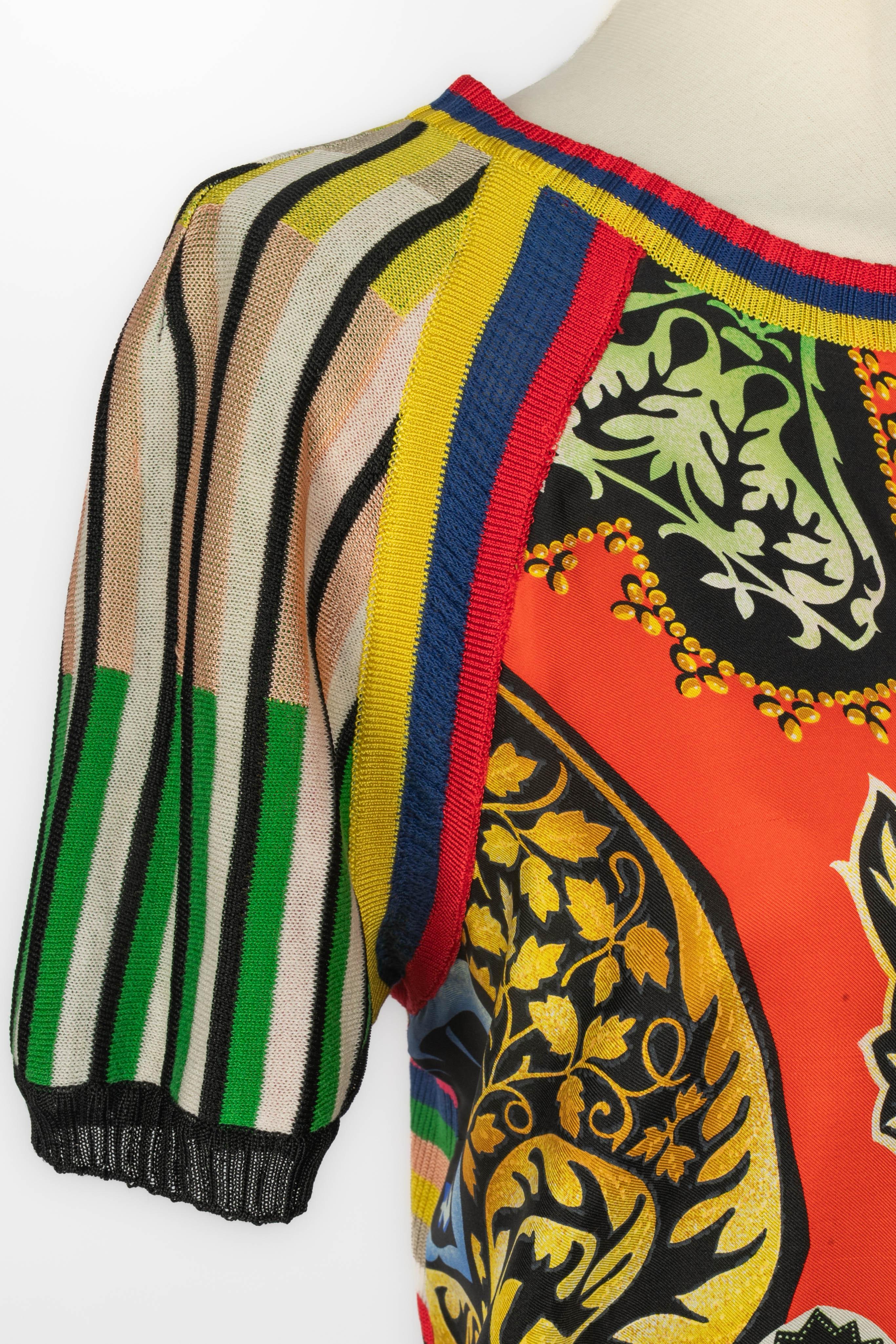 Cardigan multicolore Christian Lacroix In condizioni ottime in vendita a SAINT-OUEN-SUR-SEINE, FR