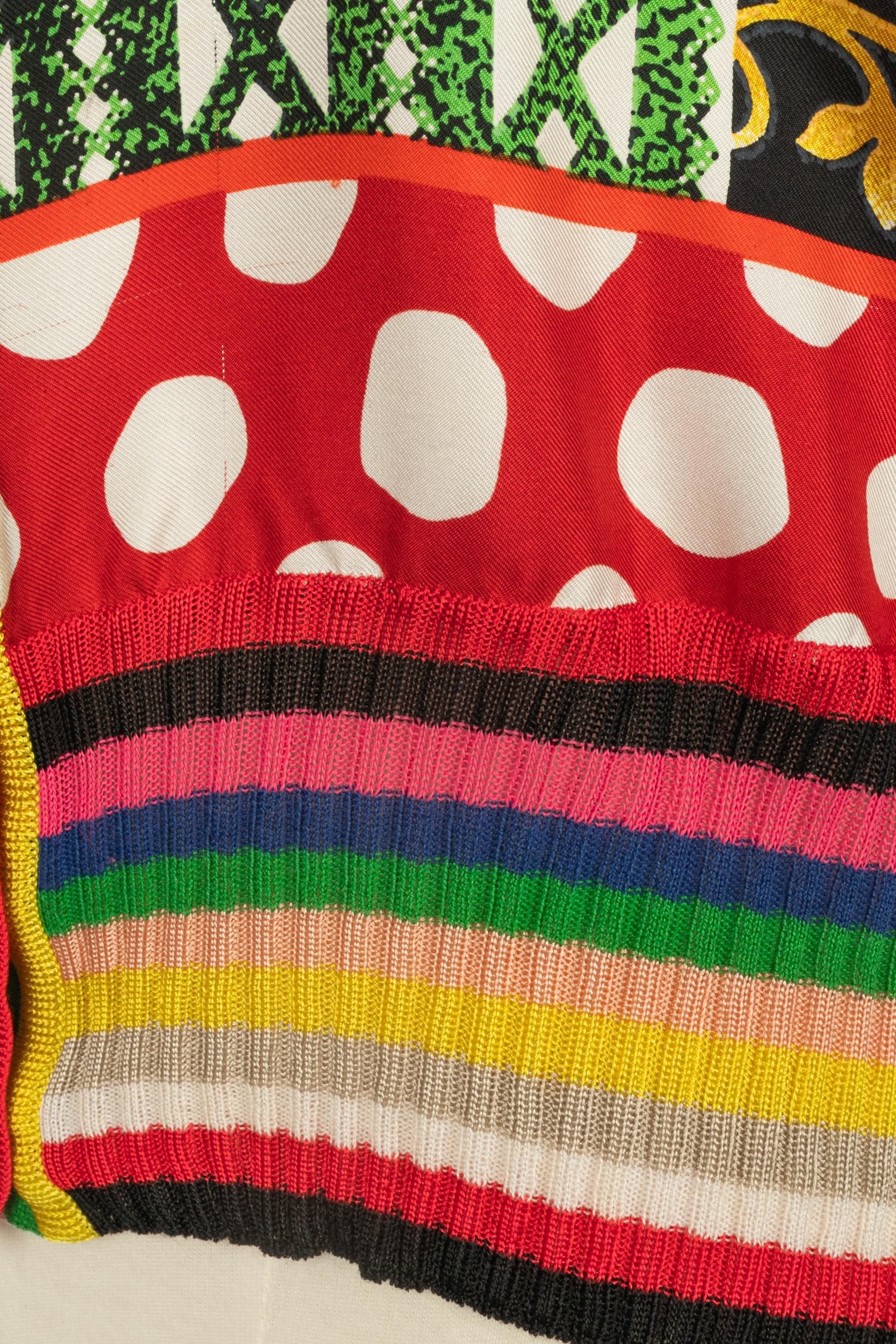 Cardigan multicolore Christian Lacroix in vendita 3