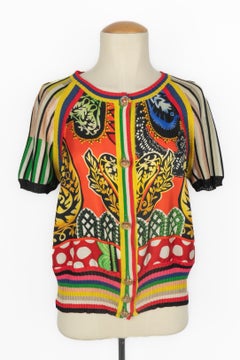 Chaqueta de punto multicolor Christian Lacroix