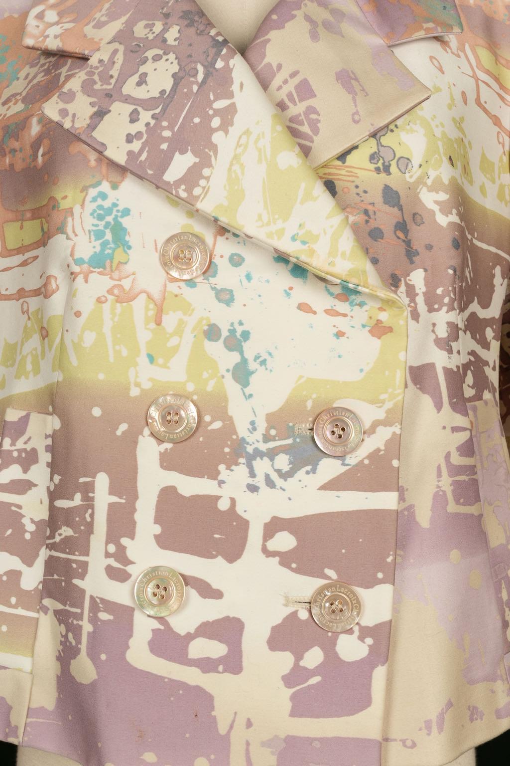 Christian Lacroix Multicolored Cotton Jacket For Sale 1