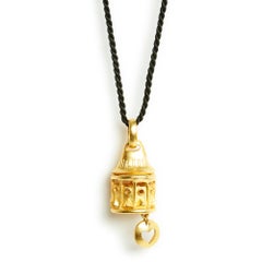 Christian Lacroix Necklace Pendant Golden Carousel