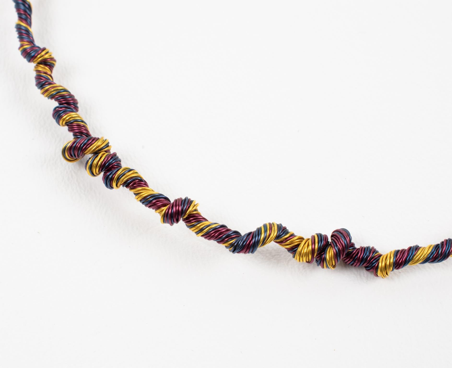 Christian Lacroix Paris Multicolor Wired Rigid Choker Necklace For Sale 5