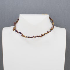 Christian Lacroix Paris Multicolor Wired Rigid Choker Necklace