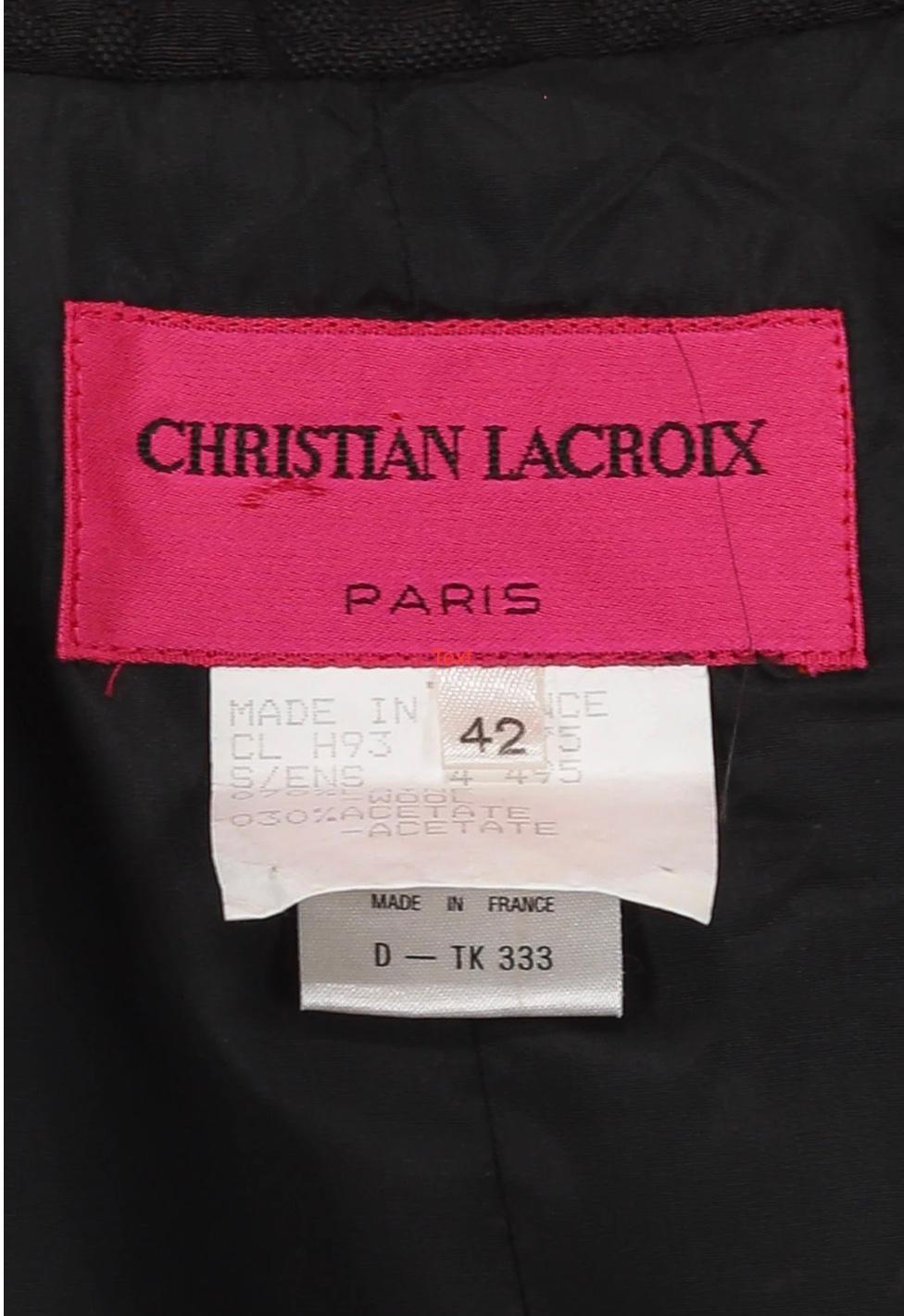 Women's Christian Lacroix Pattern Ensemble For Sale