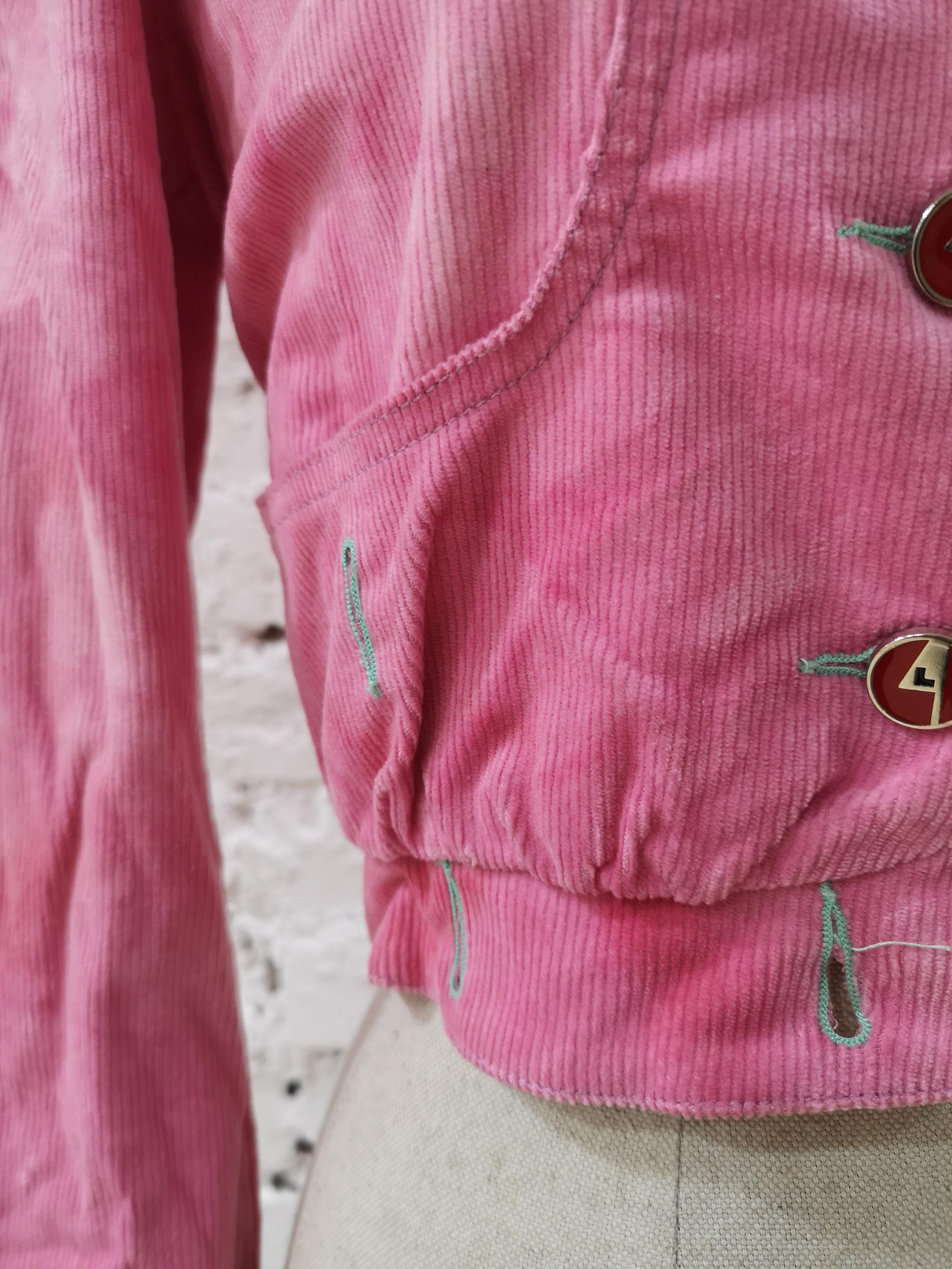 Christian Lacroix pink fluo jacket In Good Condition In Capri, IT