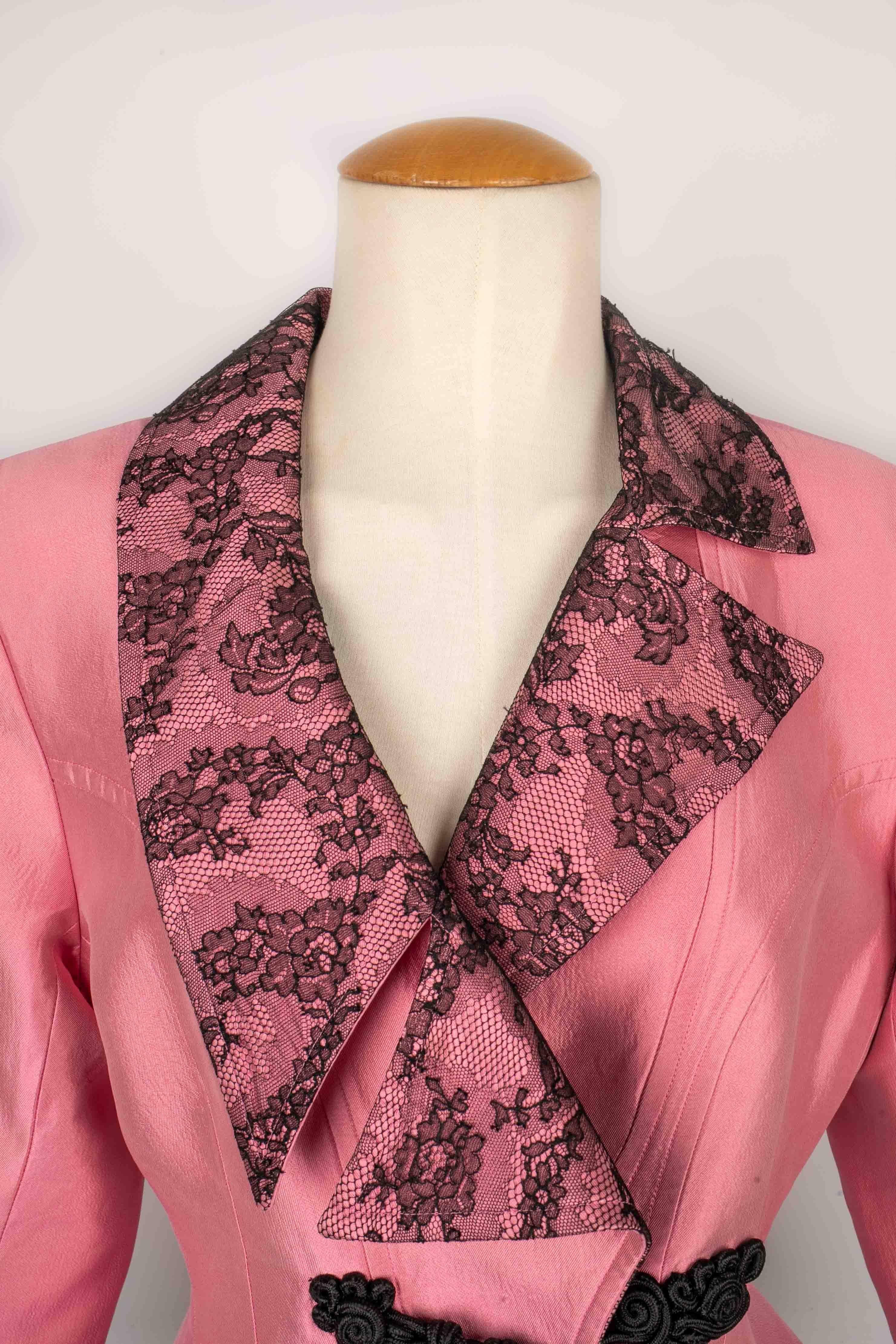 CHRISTIAN LACROIX pink jacket For Sale 1