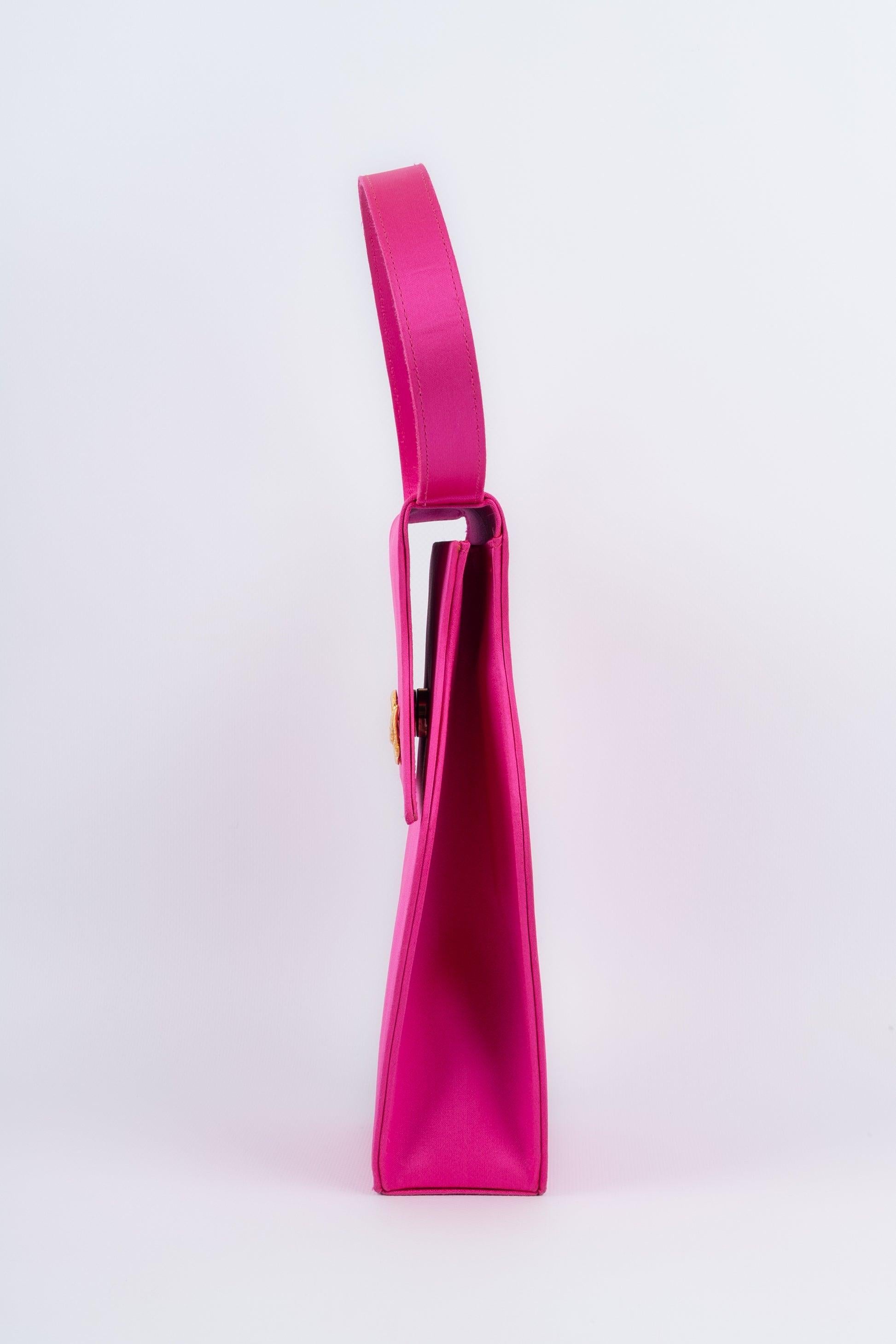 Women's Christian Lacroix Pink Silk Bag For Sale