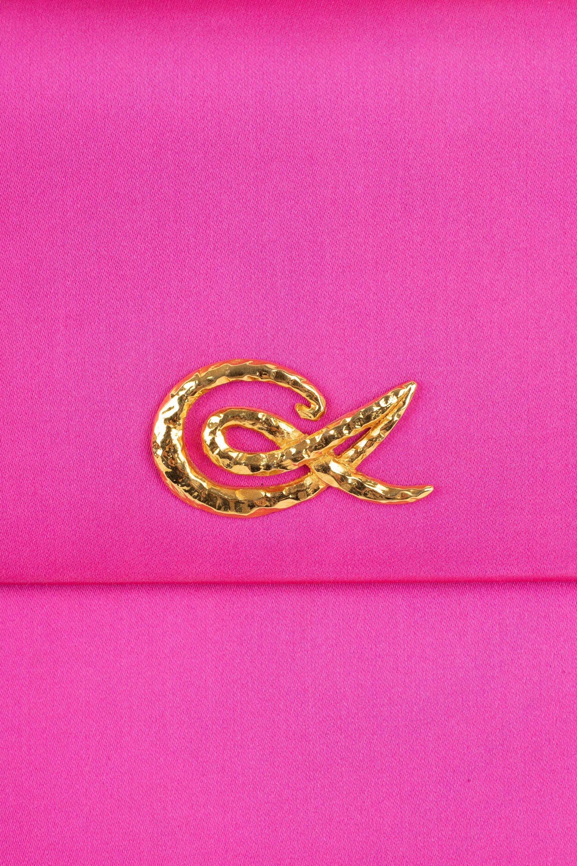 Christian Lacroix Pink Silk Bag For Sale 2